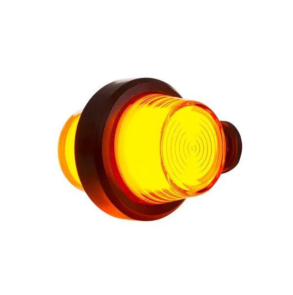 Luz indicadora corta danesa de la vieja escuela / ámbar
