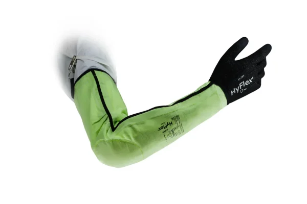 Ansell HYFLEX® 11-200 Manga/Manguito Resistente al Corte 5 y Resistencia Térmica y Forro Hi-Vis (Pza)