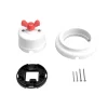 Interruptor/conmutador manilla mariposa base porcelana blanca - Imagen 13