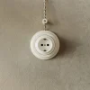 Base porcelana Schuko de pared y kit base de porcelana - Imagen 2
