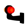 Luz de marcador de brazo largo danesa de la vieja escuela / Ámbar y roja - Imagen 2