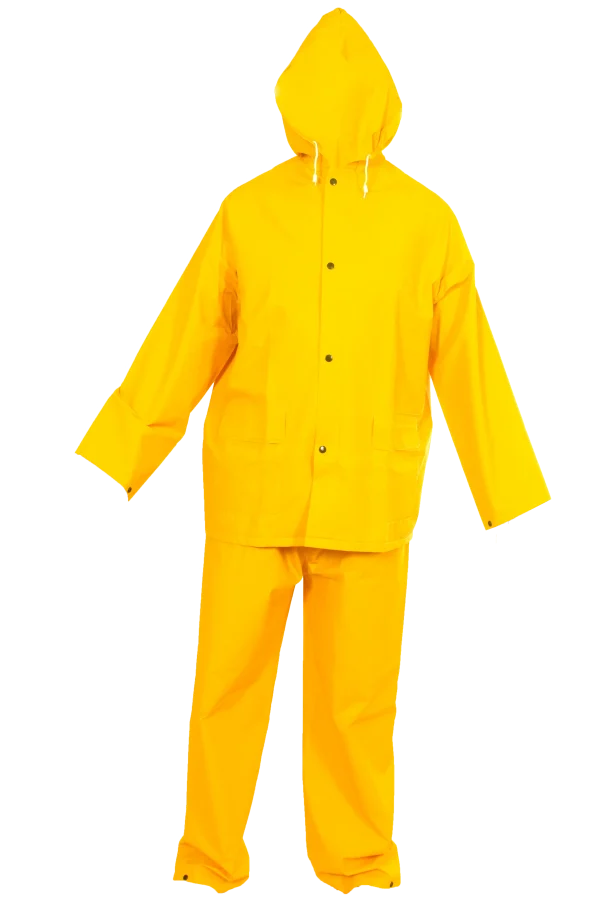 DermaCare I-6002 Impermeable PVC 2 Piezas Conjunto Saco Pantalón Derma Wear (Pza)