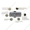 SELOCKEY Cerradura de seguridad invisible LY15 CR2 + 3 Mandos - Imagen 4