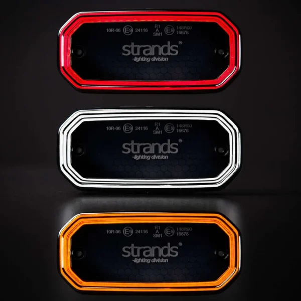 Luces de señalización Strands FOR9T SCALE en blanco, rojo o ámbar