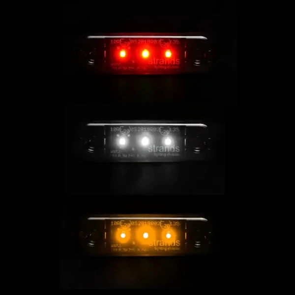 Luces marcadoras delgadas Strands Dark Knight / 3 LED