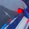 Luz de marcador corta danesa de la vieja escuela / Lente ámbar y roja - Imagen 3
