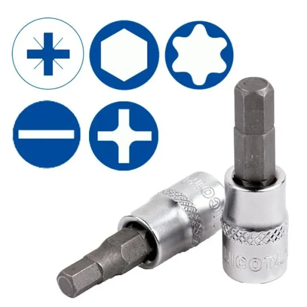 Vasos + punta 1/4″